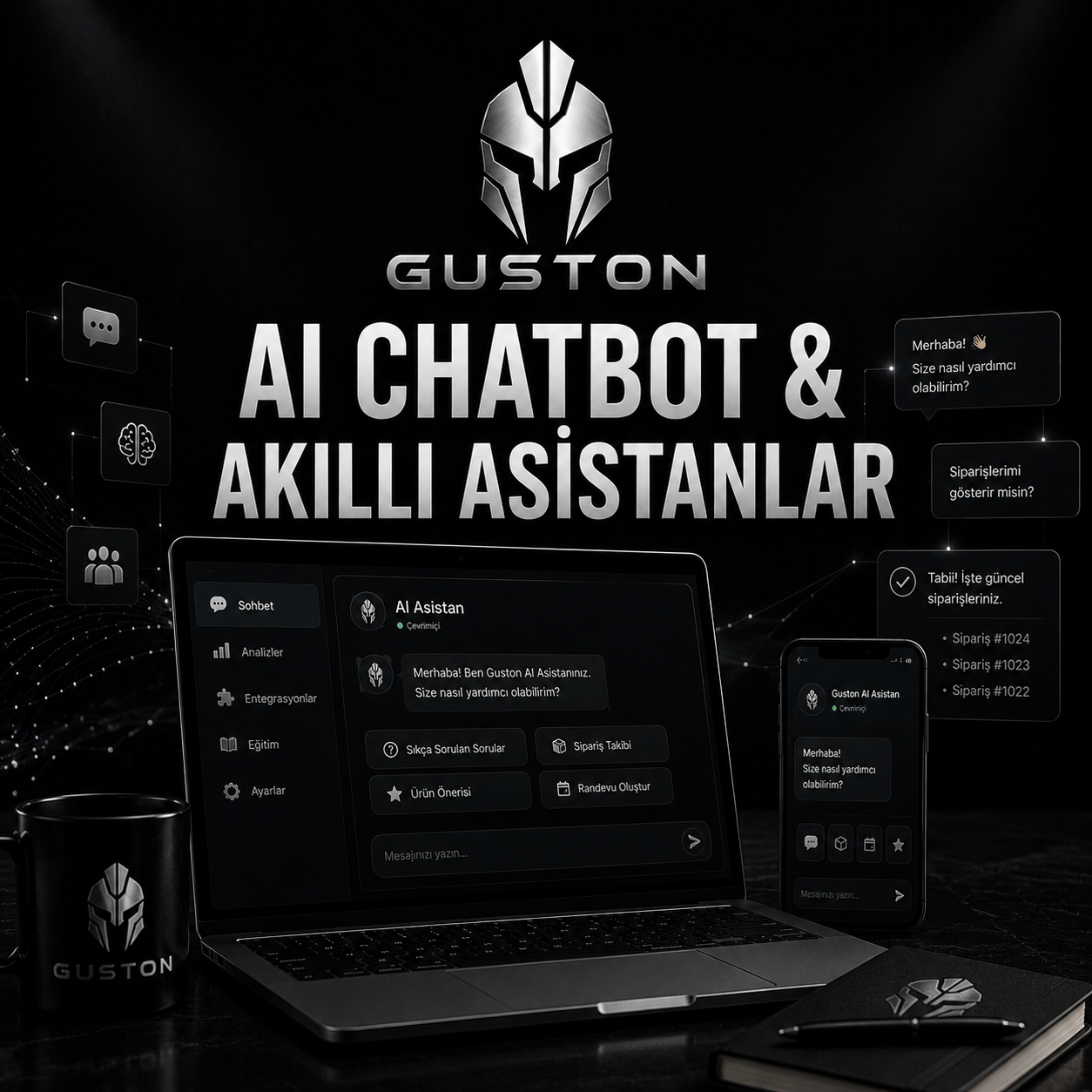 AI Chatbot & Akıllı Asistanlar - Yapay Zekâ ve Teknik SEO Altyapı Hizmetleri
