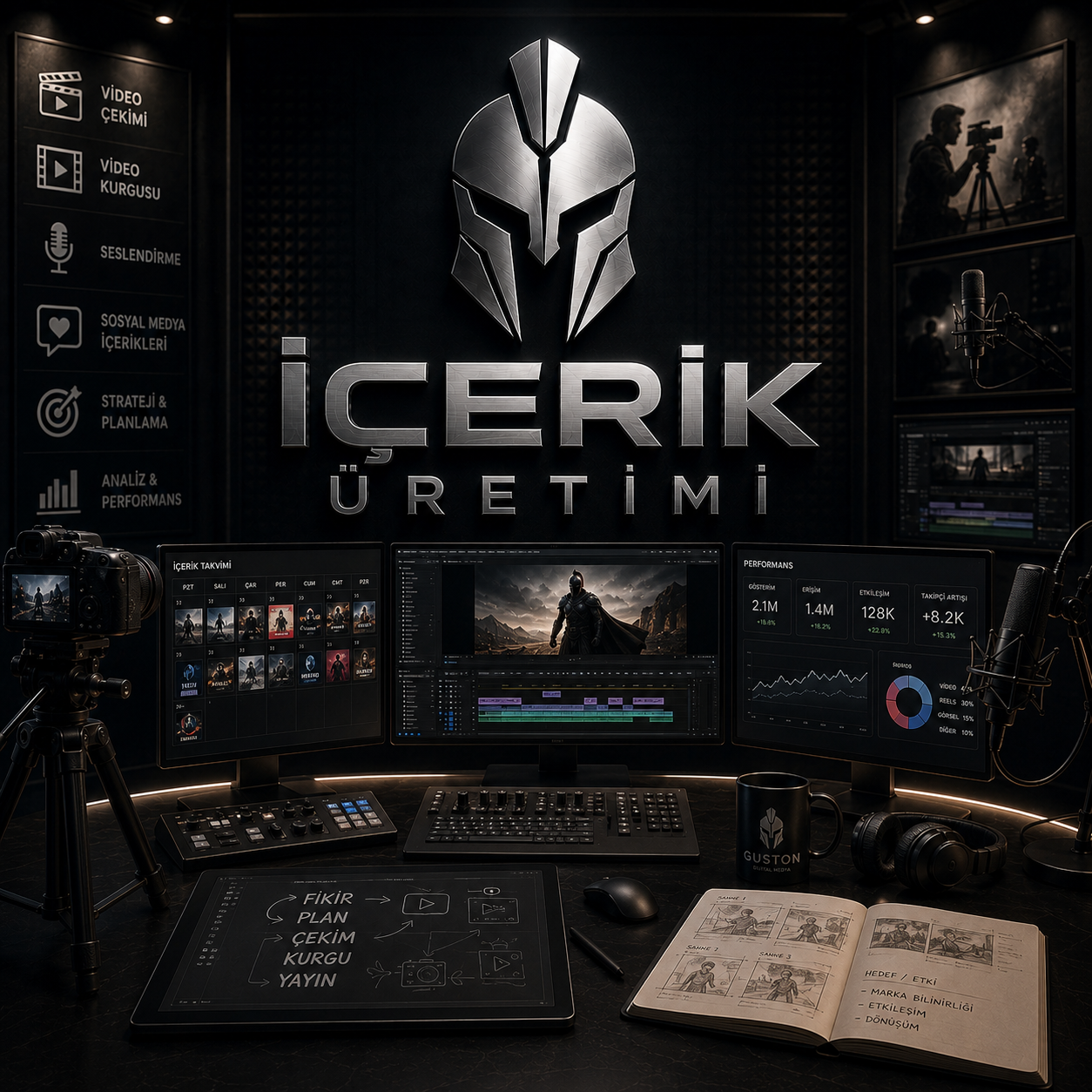İçerik Üretimi - Sosyal Medya Yönetimi ve Dijital Medya Ajansı Hizmetleri