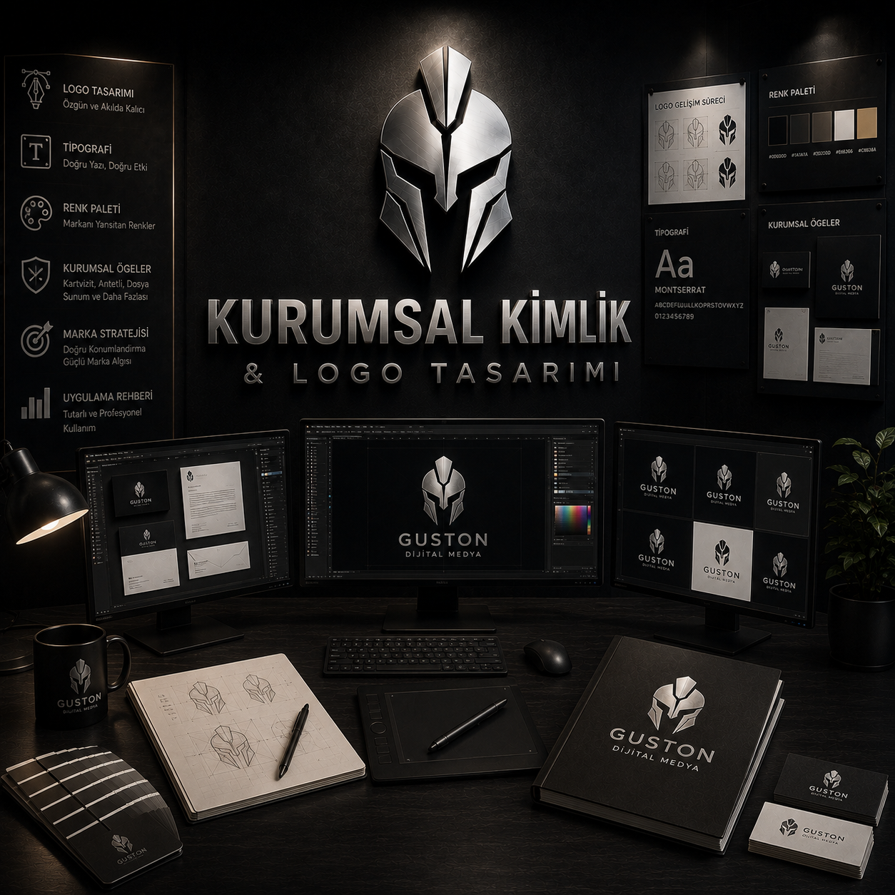 Kurumsal Kimlik & Logo Tasarımı - Sosyal Medya Yönetimi ve Dijital Medya Ajansı Hizmetleri